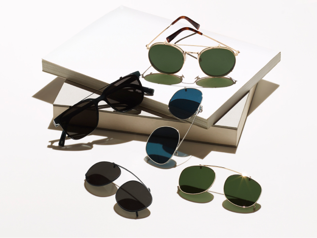 Warby parker sunglasses clip hot sale on